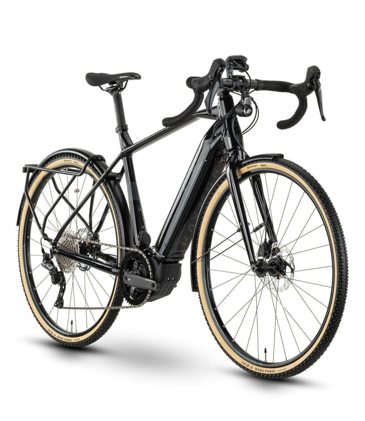 Raymon GravelRay E 6.5 black/dark grey 2023 28"; 410 Wh Diamant