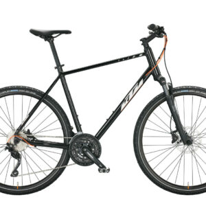 KTM X-LIFE ACTION flaming black (silver matt+orange matt) 2022 28"; Diamant