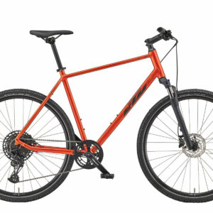 KTM X-LIFE CROSS burnt orange matt (grey+orange) 2023 28"; Diamant