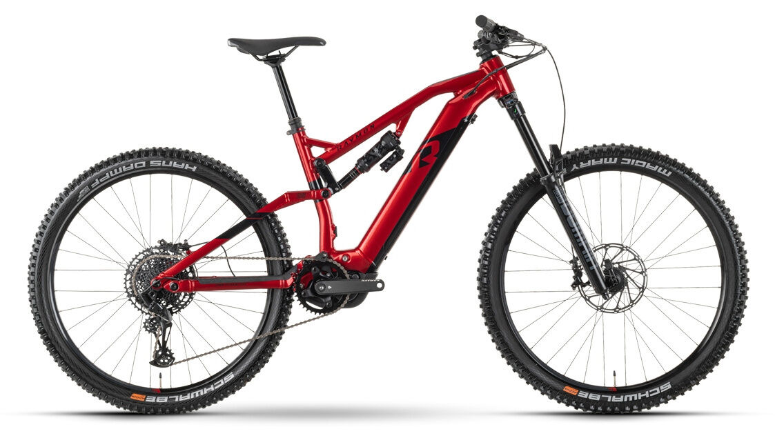 Raymon TrailRay 160E 10.0 deep red/black 2023 29";/27,5"; 720 Wh Diamant