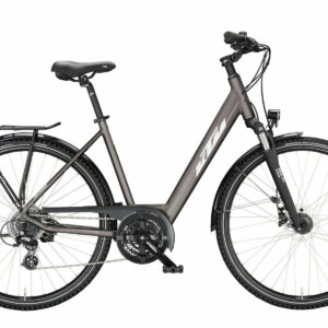 KTM LIFE RIDE elderberry matt (silver+orange) 2023 28"; Wave