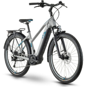 Raymon TourRay E 5.0 grey/black/space blue matt 2023 27,5"; 500 Wh Trapez