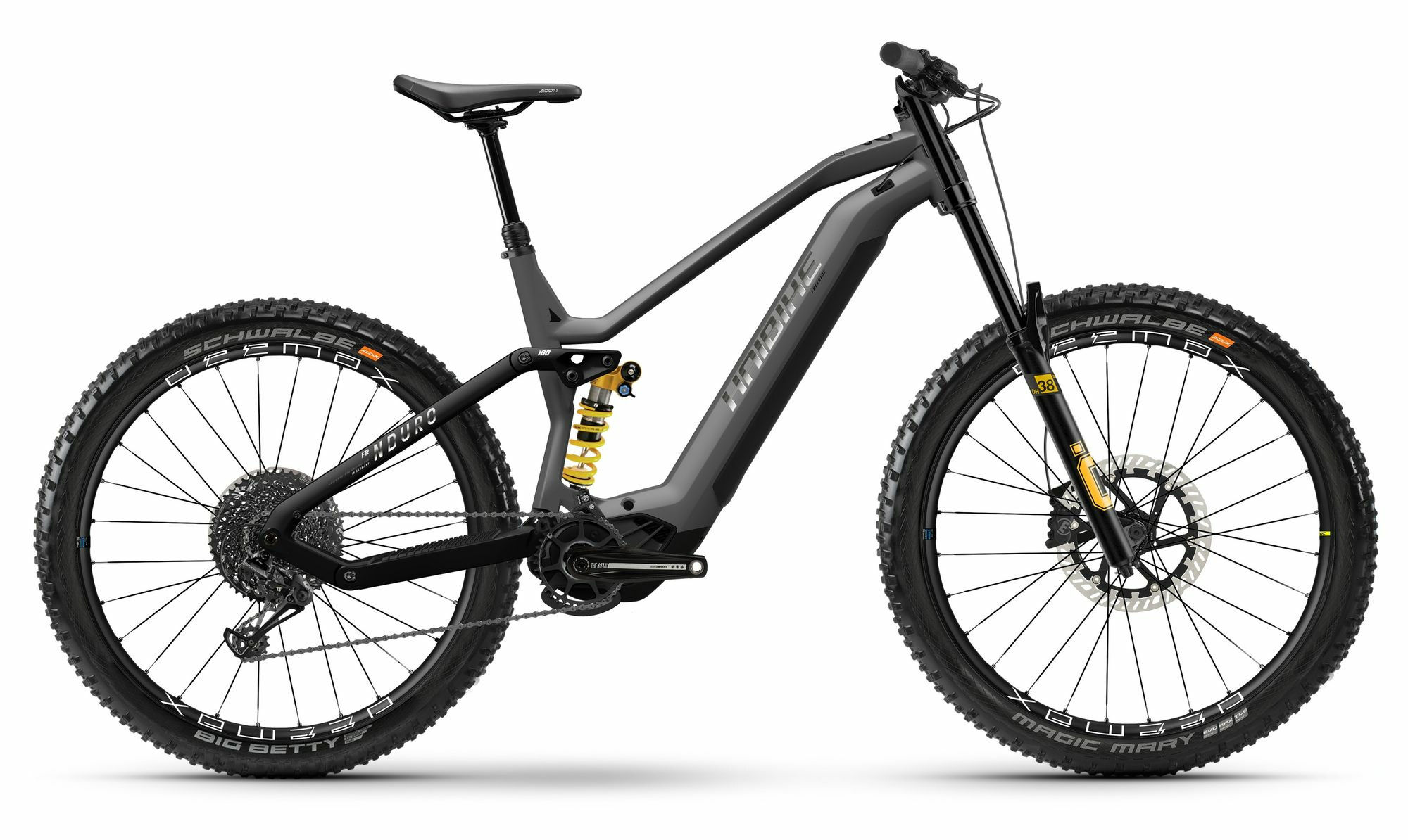 Haibike Nduro 8 Freeride titan/black/chrome - matt 2024 29";/27,5"; 720 Wh Diamant