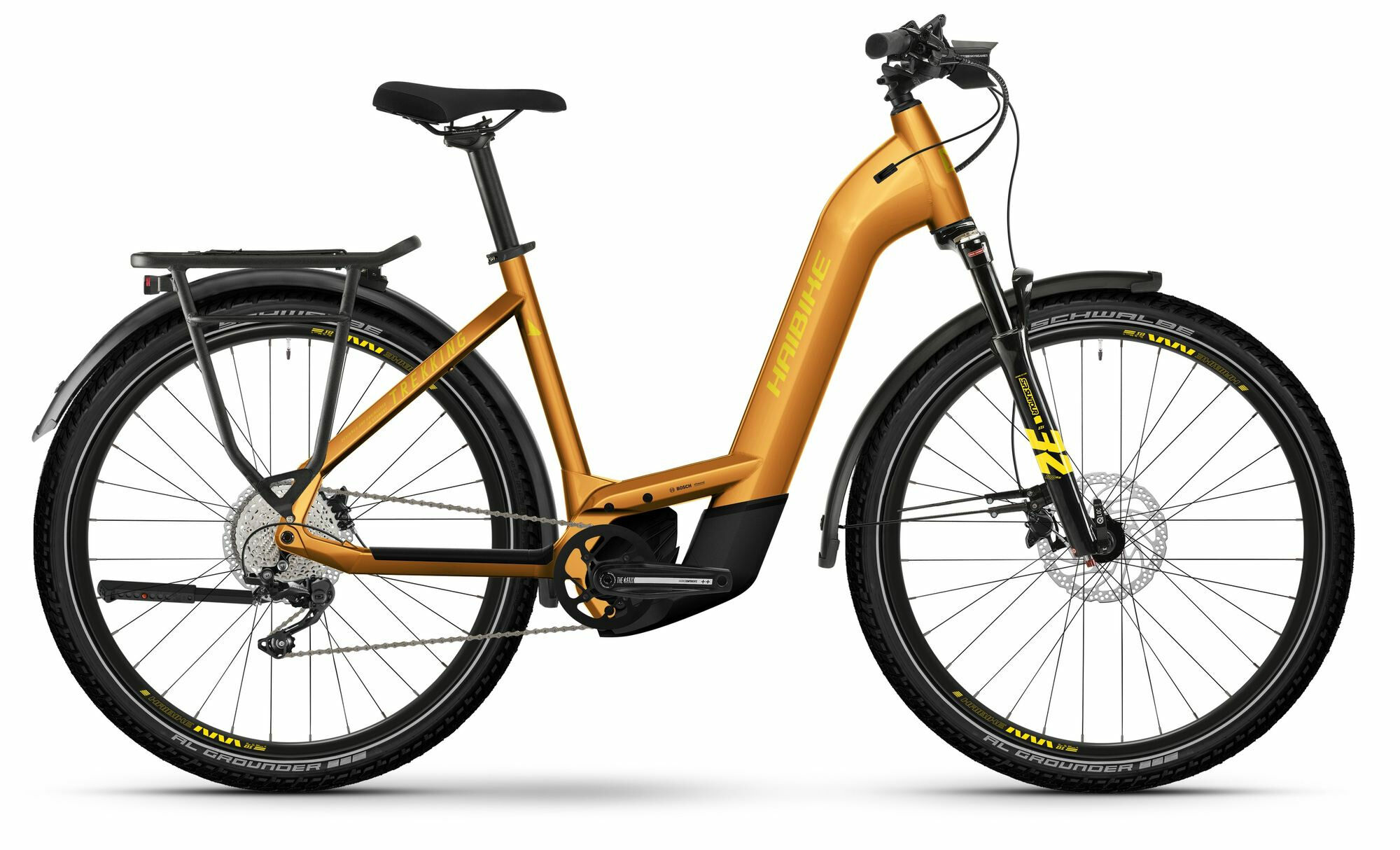 Haibike Trekking 8 metal lava/yellow - gloss 2024 27,5"; 750 Wh Wave