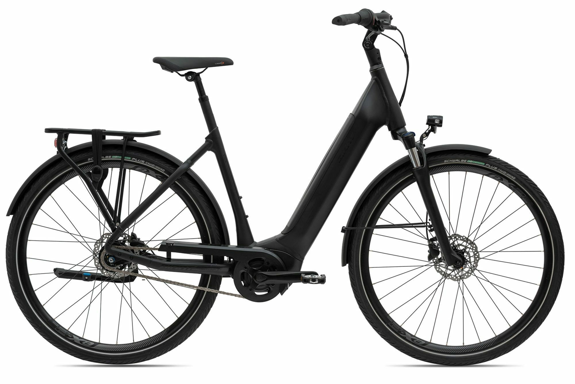 Giant DailyTour E+ 2 LDS Black Matt-Gloss 2024 28"; 500 Wh Wave