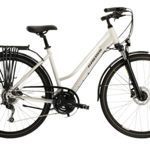 Kross Trans 5.0 pearl white black 2022 28"; Wave