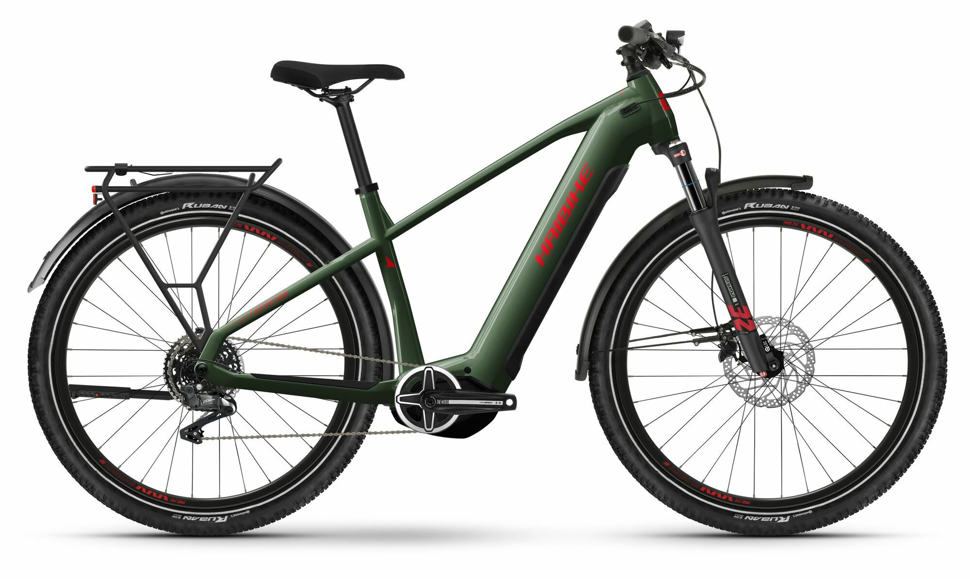 Haibike Trekking 5 olive/red - gloss 2024 27,5"; 720 Wh Diamant