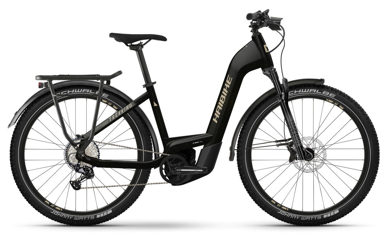 Haibike Trekking 11 gloss black metal tan 2024 27,5"; 750 Wh Wave