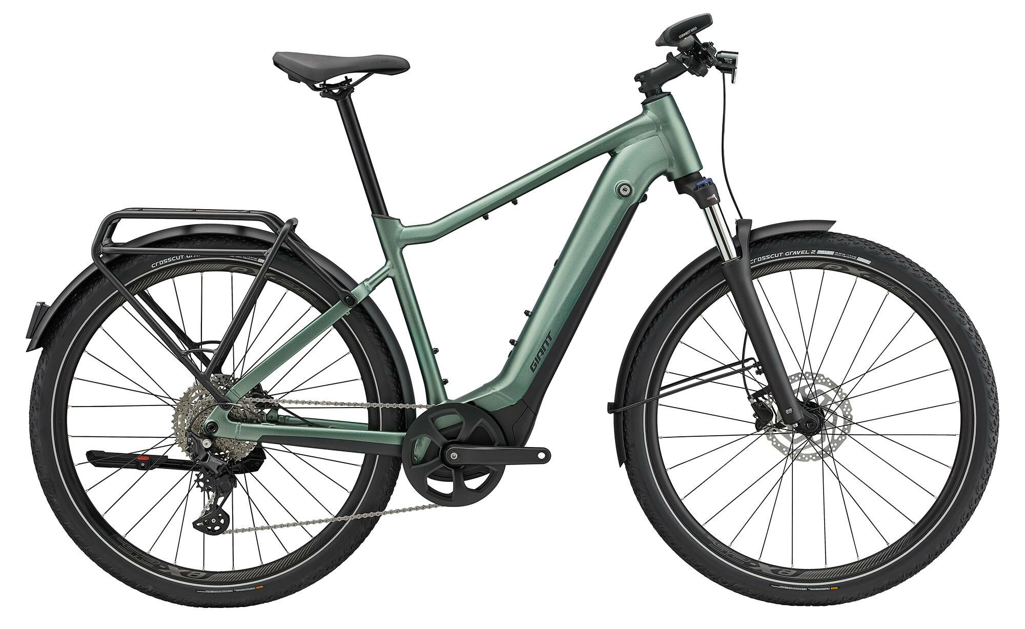 Giant Explore E+ 1 GTS Misty Forest/Black Satin-Matt 2024 28"; 625 Wh Diamant