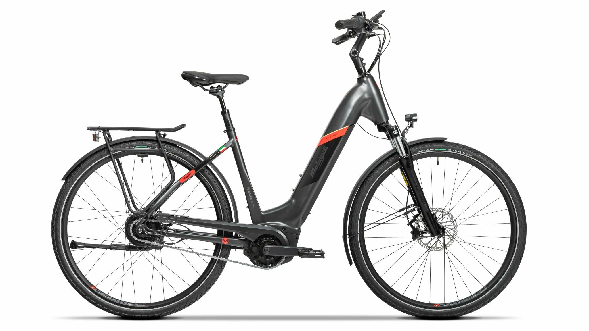Malaguti Pescarola WV 5.2 EN Schwarz/Rot 2023 28"; 625 Wh Wave