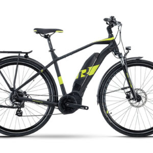 Raymon TourRay E 1.0 black/limegreen matt 2023 28"; 400 Wh Diamant