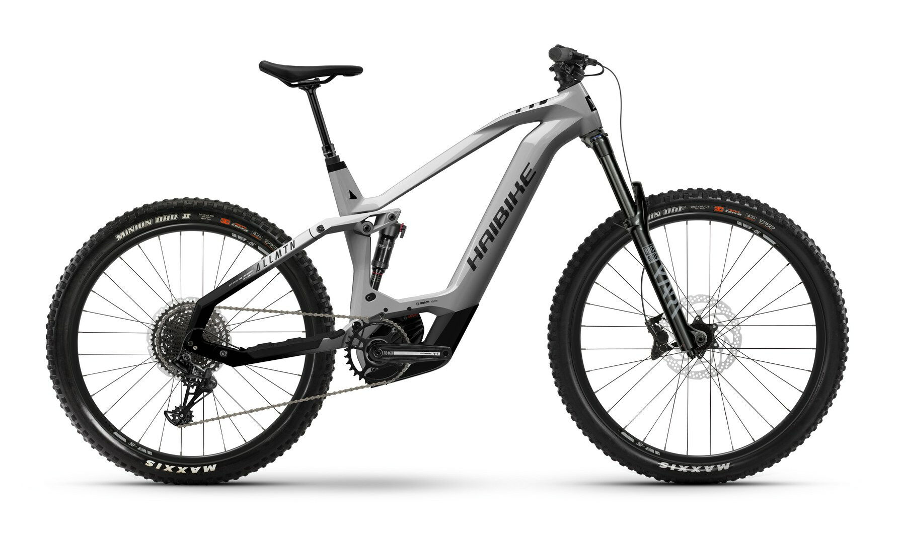 Haibike AllMtn CF 9 gloss grey/black 2022 29";/27,5"; 750 Wh Diamant