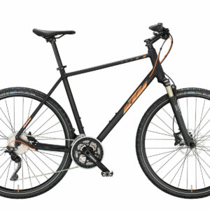 KTM X-LIFE 1964 CROSS black matt (chrome orange+chrome glossy) 2023 28"; Diamant