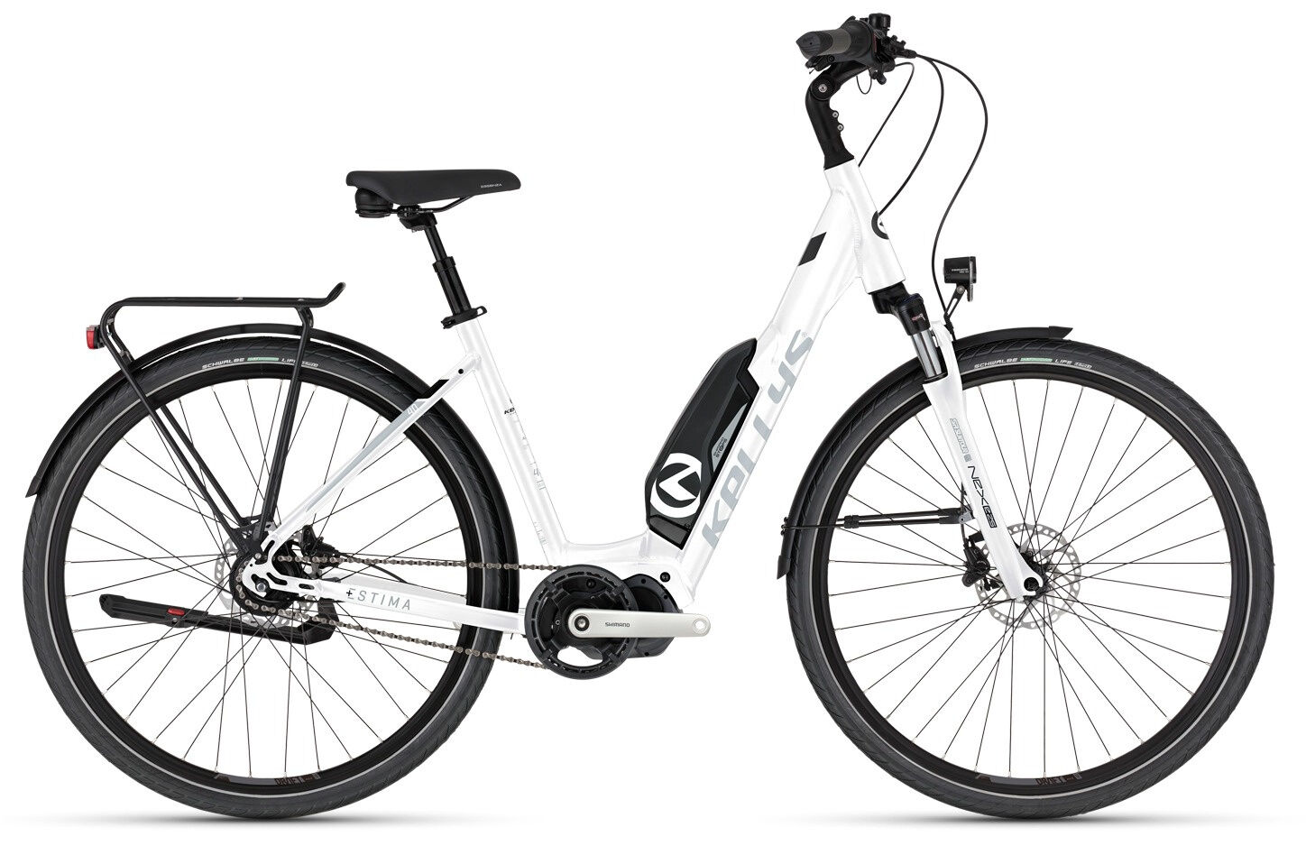Kellys Estima 40 SH White 2023 28"; 504 Wh Wave