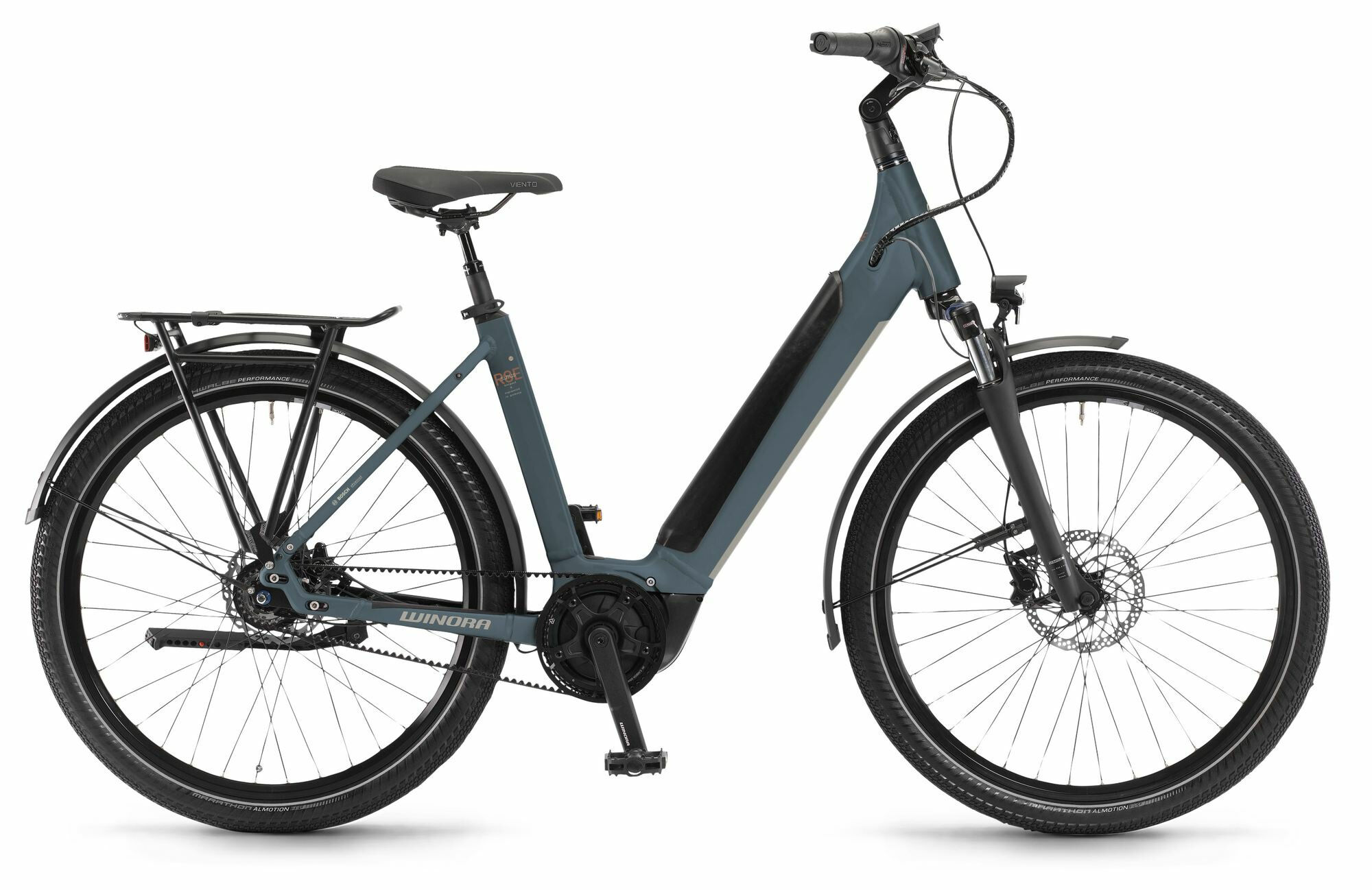 Winora Sinus R8E Greyblue matt 2024 27,5"; 500 Wh Wave