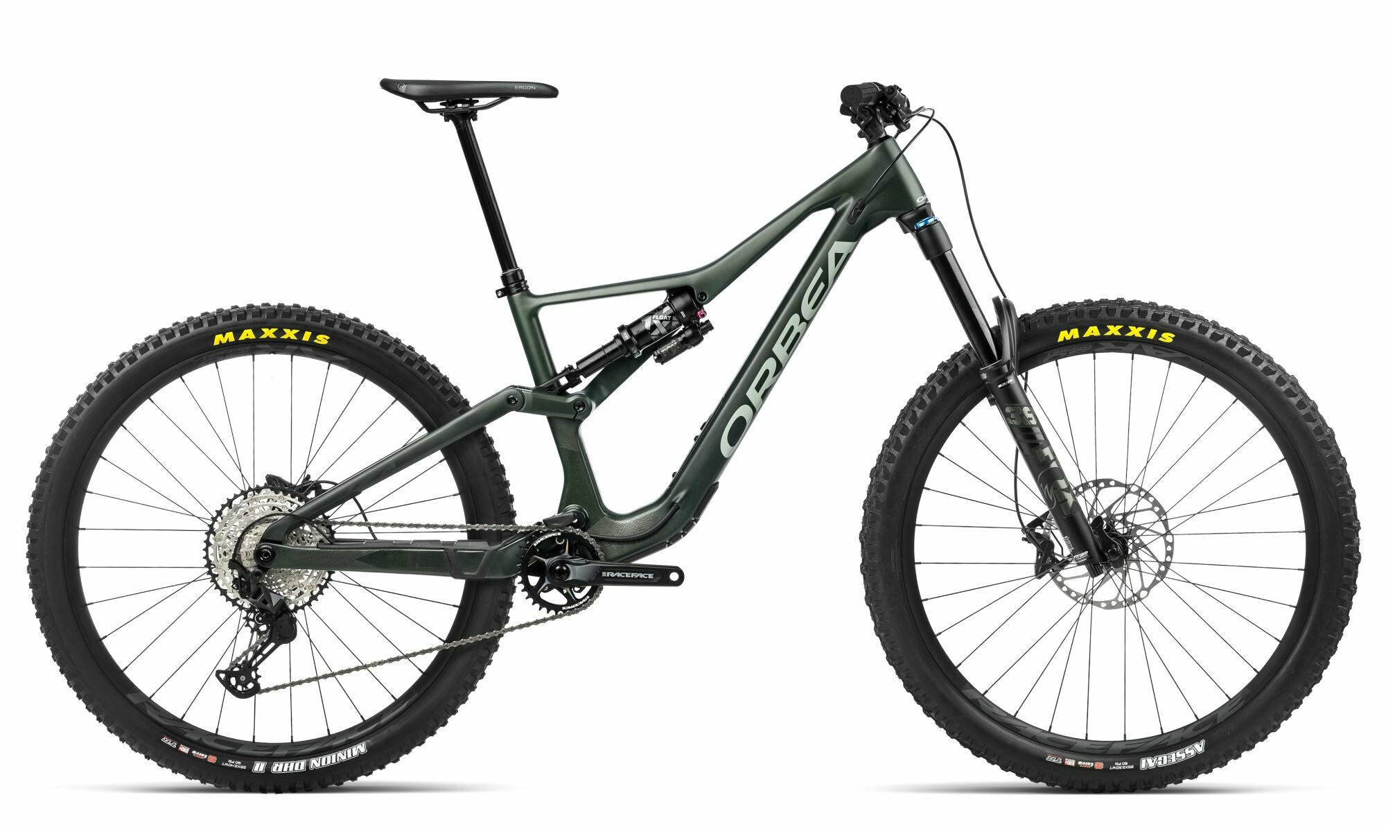 Orbea Rallon M20 Forest Green Carbon View (Matt-Gloss)-Blue Stone (Gloss) 2024 2...