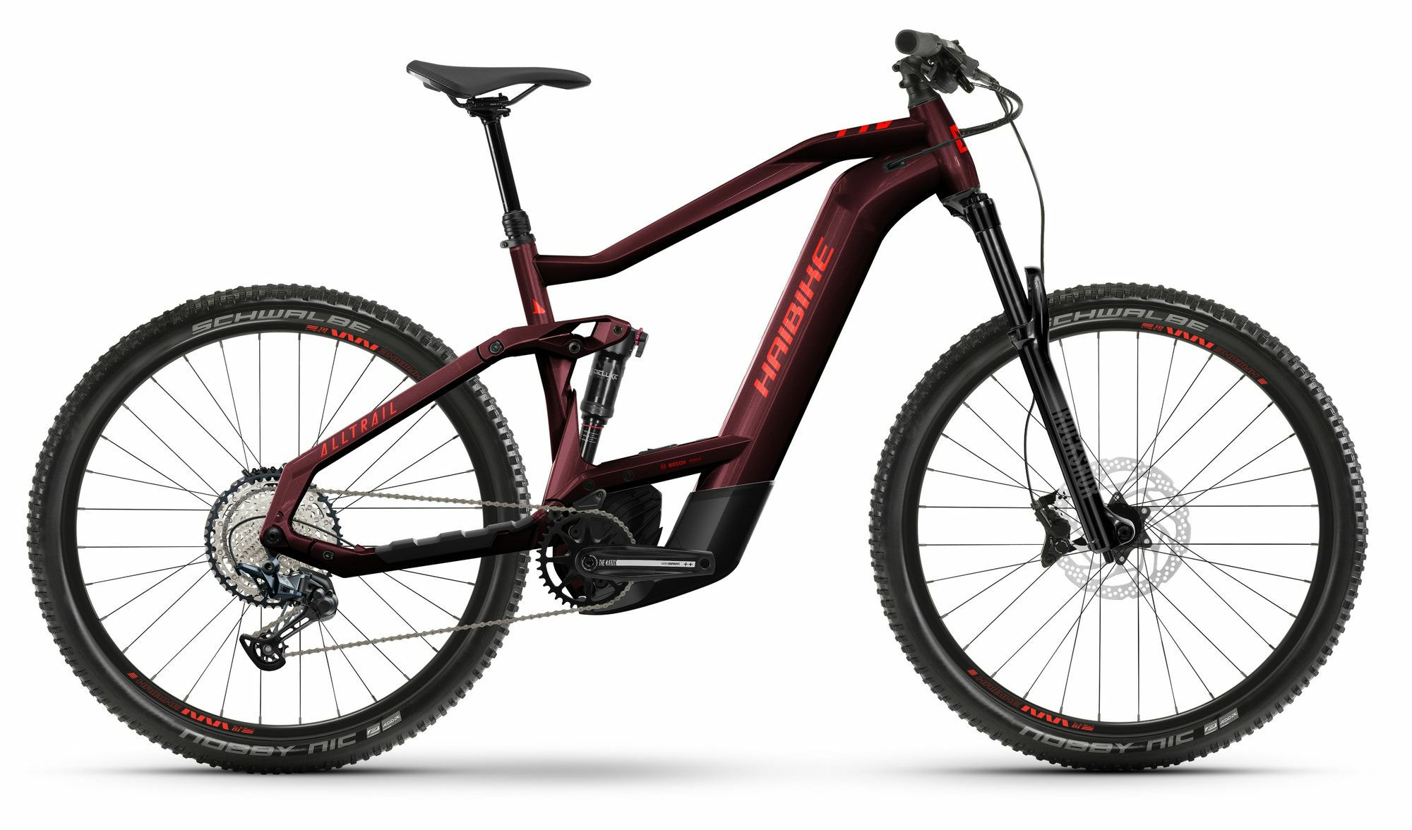 Haibike AllTrail 8 27.5 tuscan/neon red - gloss 2024 27,5"; 625 Wh Diamant