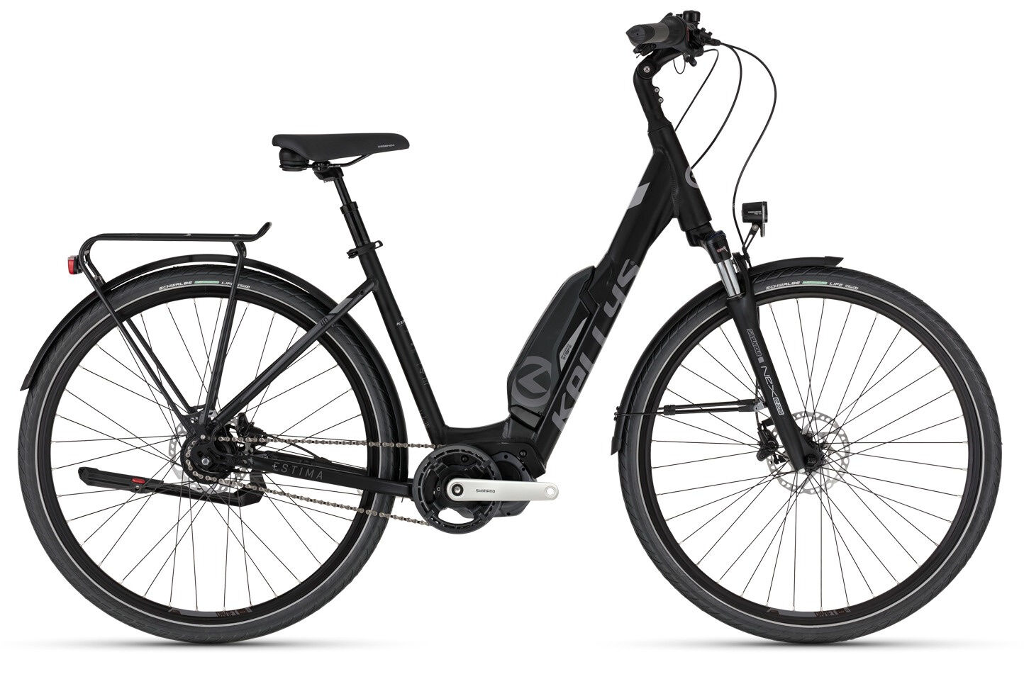 Kellys Estima 40 SH Black 2023 28"; 504 Wh Wave