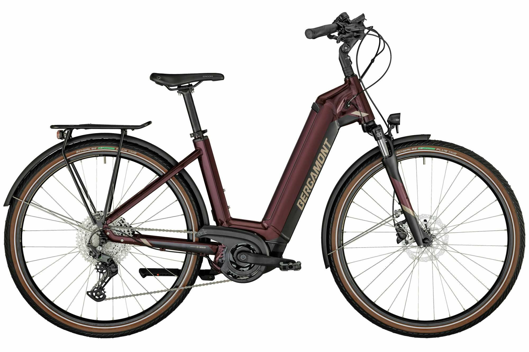 Bergamont E-Horizon Expert aubergine red (shiny) 2022 28"; 625 Wh Wave