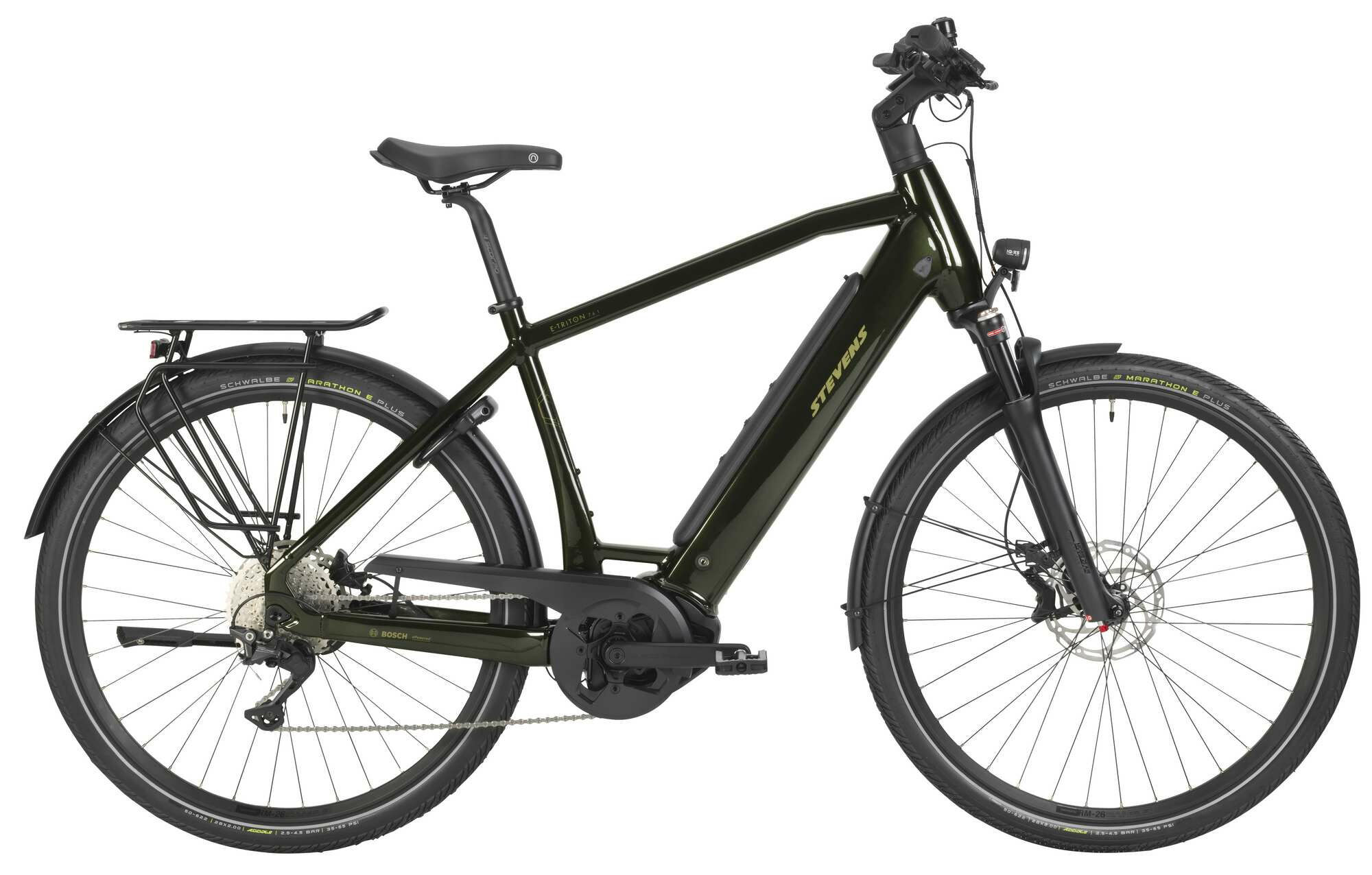 Stevens E-Triton 7.6.1 Gent Deep Green 2023 28"; 625 Wh Diamant