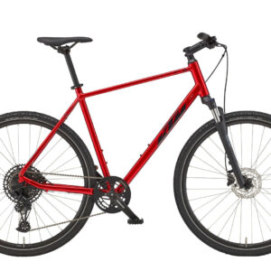 KTM X-LIFE CROSS chrome red (black+silver) 2022 28"; Diamant