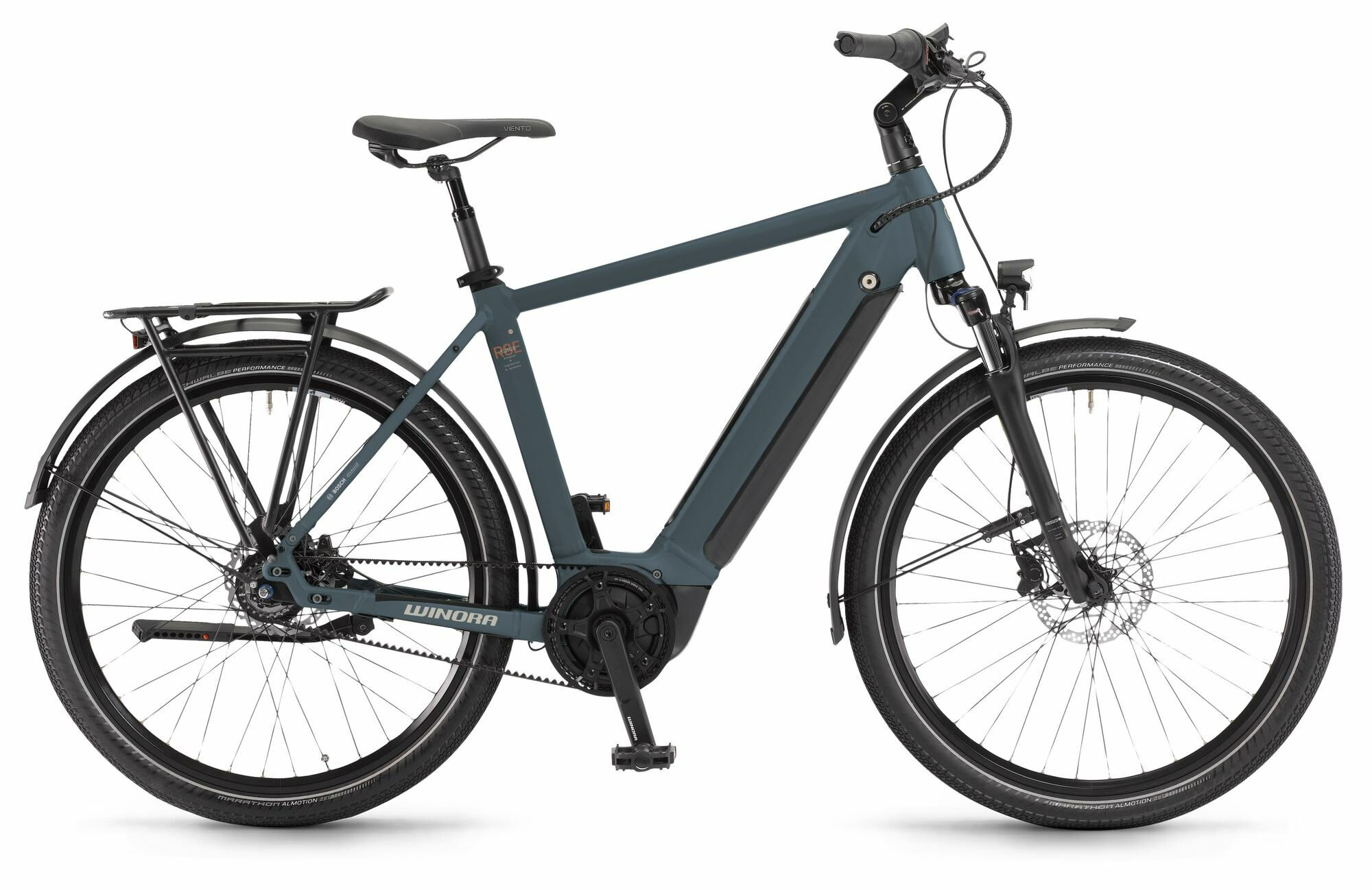 Winora Sinus R8E Greyblue matt 2024 27,5"; 500 Wh Diamant