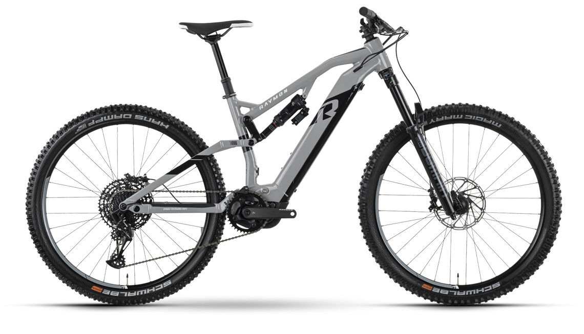 Raymon TrailRay 140E 10.0 grey/black/white 2023 29";/27,5"; 720 Wh Diamant