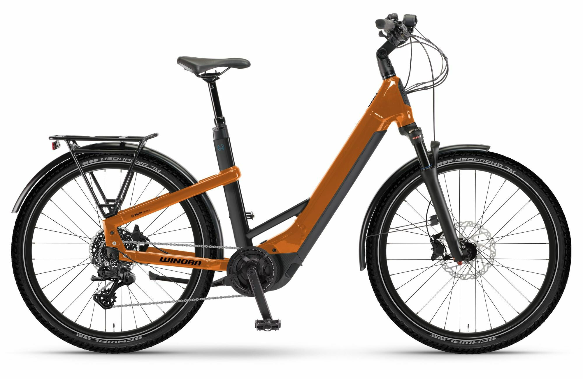 Winora Yakun X10 ginger 2024 27,5"; 750 Wh Wave