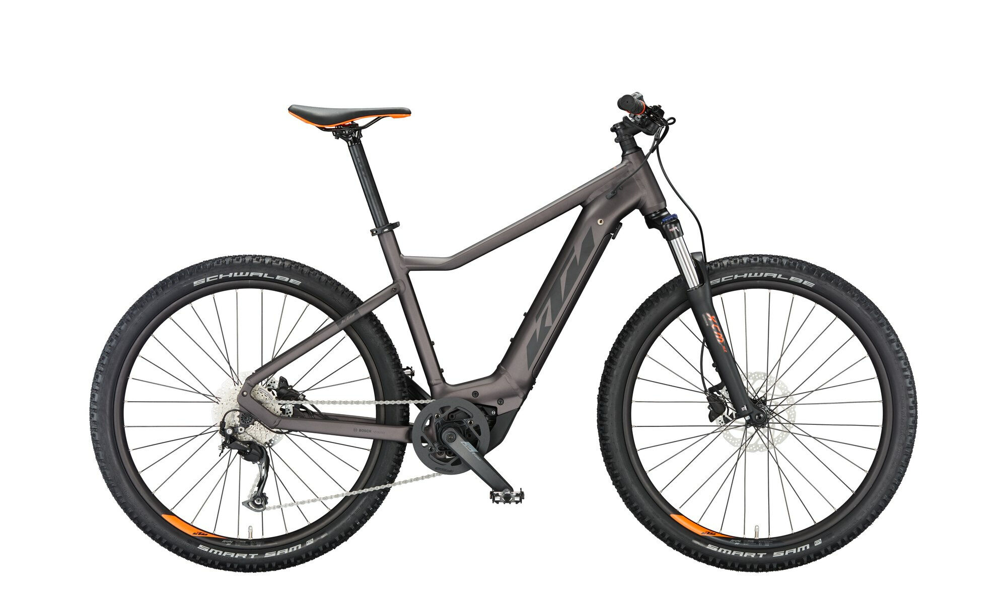 KTM MACINA RACE 572 elderberry matt (black+orange) 2023 27,5"; 500 Wh Diamant