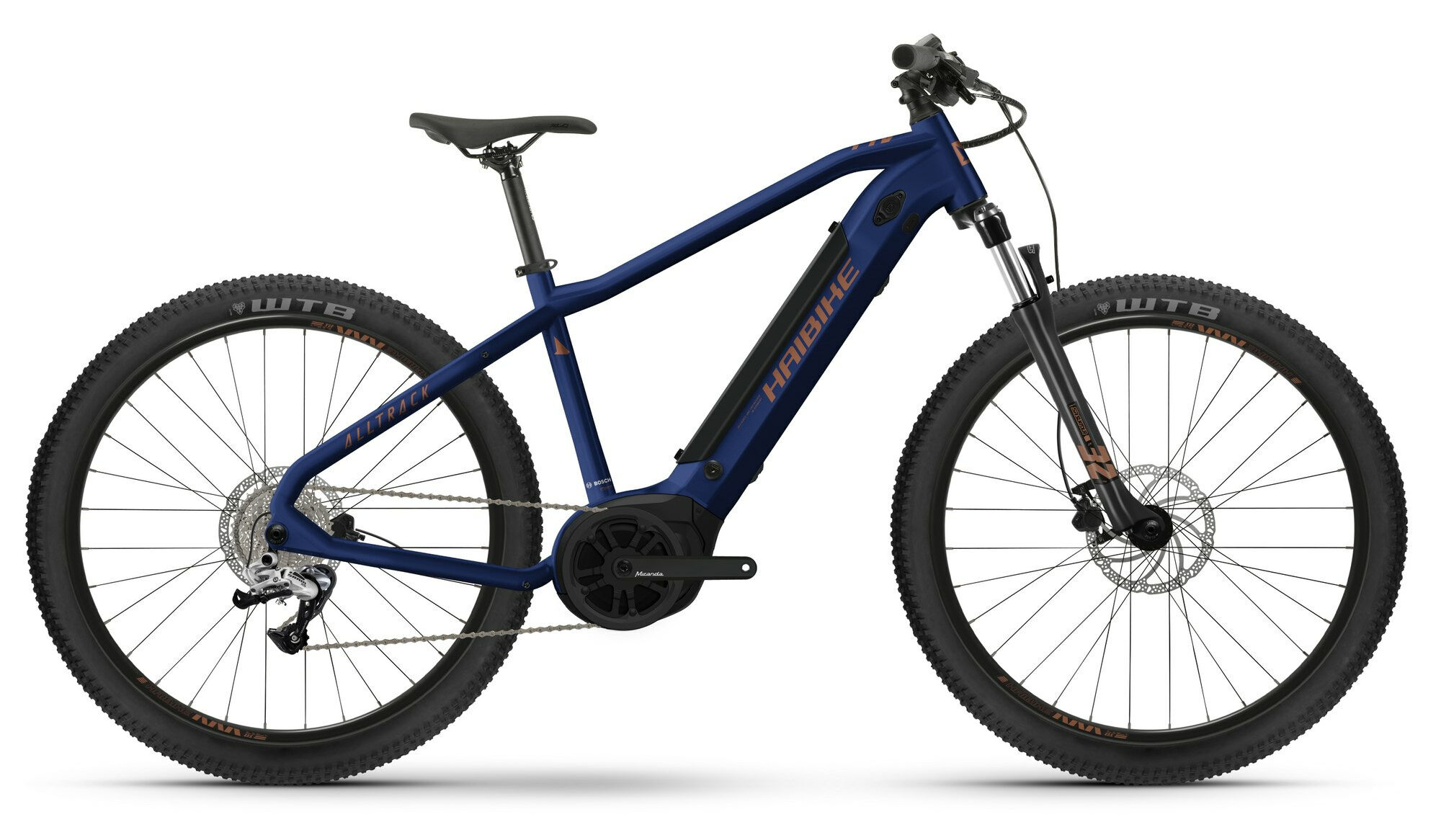 Haibike AllTrack 4 29 cool blue/leather - gloss 2024 29"; 500 Wh Diamant