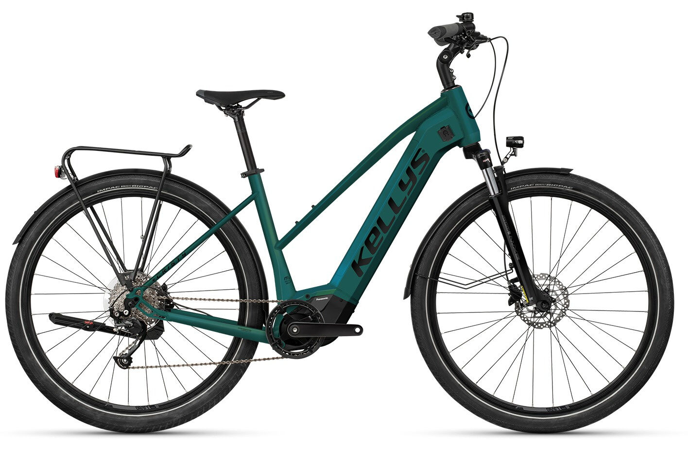 Kellys E-Cristy 30 P Magic Green 2023 28"; 725 Wh Trapez