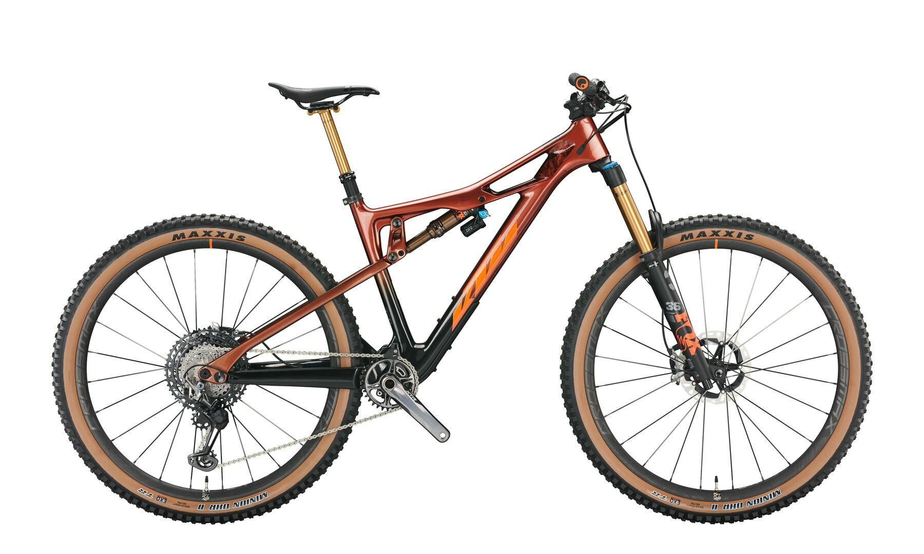 KTM PROWLER EXONIC sunset (flaming black+chrome orange) 2022 29"; Diamant