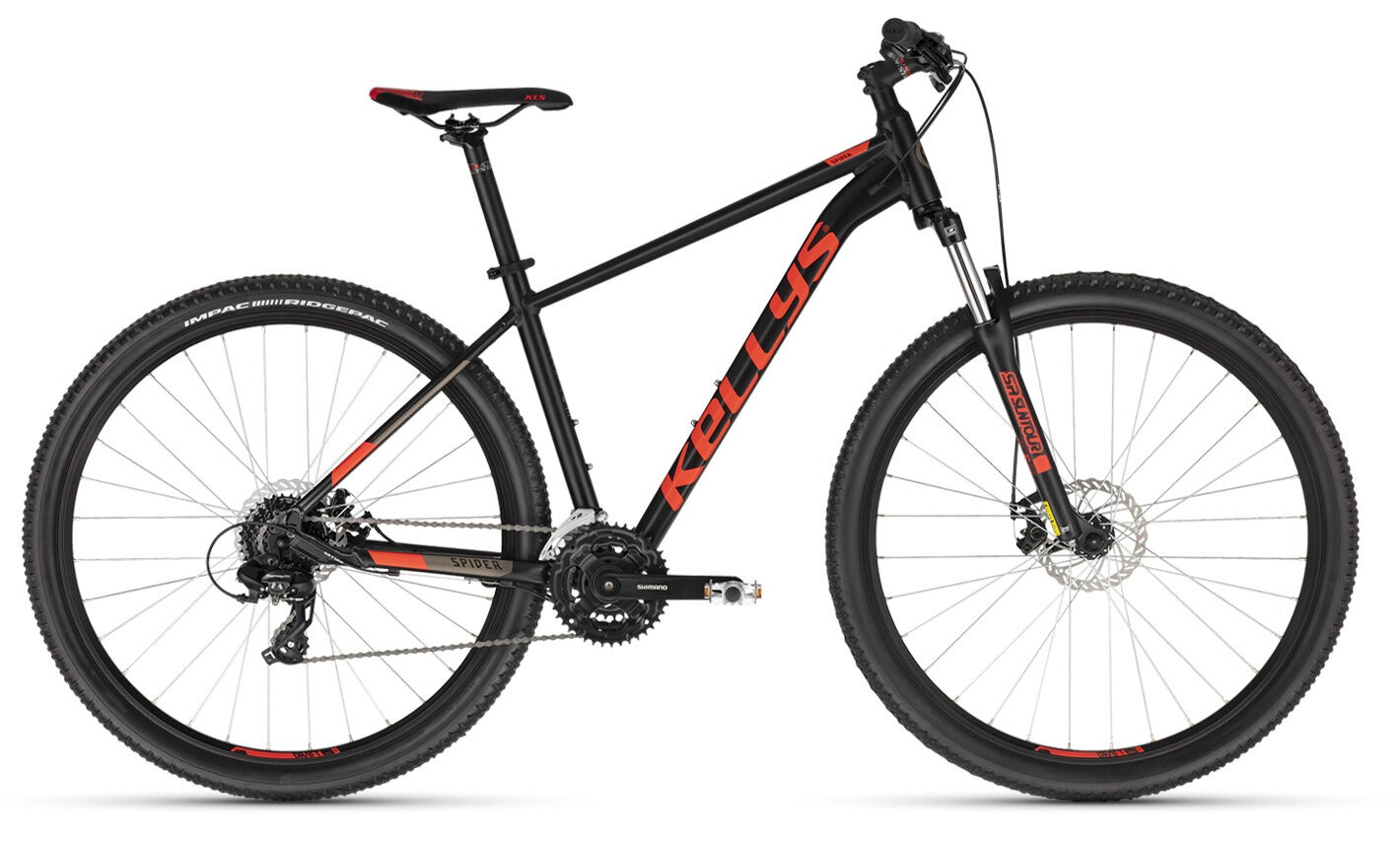 Kellys Spider 30 Black 2022 26"; Diamant