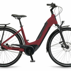 Winora Tria N8 classic red 2024 28"; 500 Wh Wave