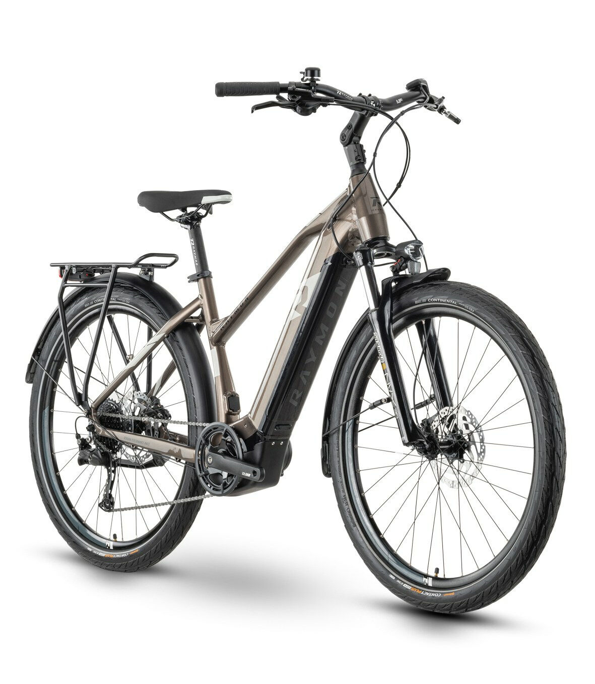 Raymon TourRay E 5.0 stone/light grey/black 2023 27,5"; 500 Wh Trapez