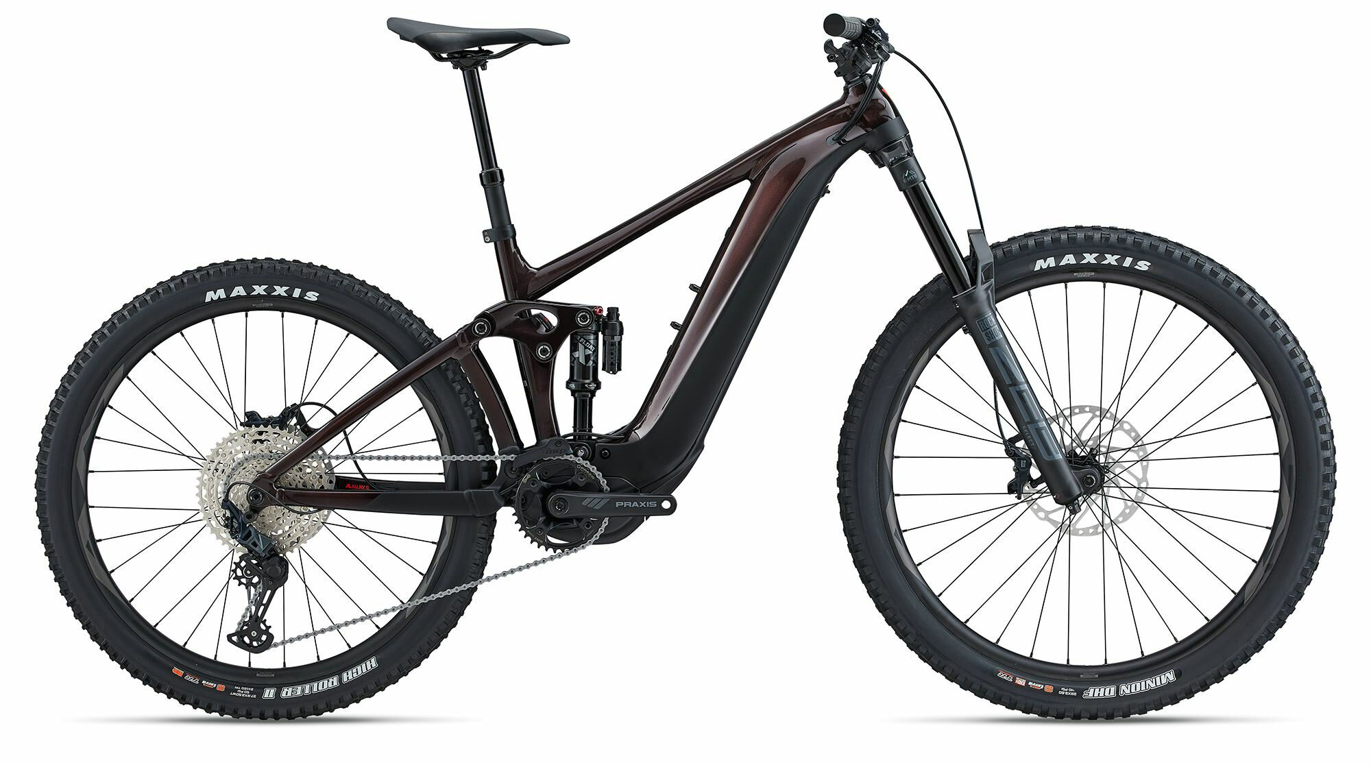 Giant Reign E+ 2 | V1 Cordovan/Black Gloss-Matt 2024 29";/27,5"; 800 Wh Diamant