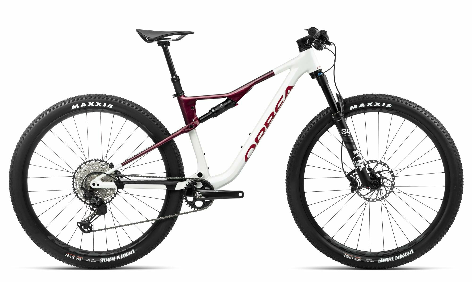 Orbea Oiz H10 White Chic-Shadow Coral (Gloss) 2024 29"; Diamant